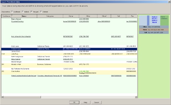 Import Phonebook